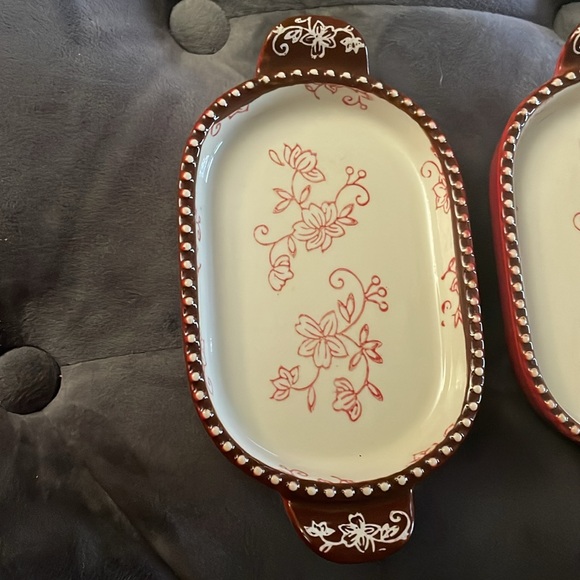 Temptations Floral Lace Serving Dishes - Picture 2 of 4